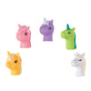 5PCS Kids Animal Finger Puppet Set, Lion Elephant Bear Mini Hand Puppets Educational Toy