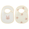 2-Piece Set – Cotton Waterproof Baby Bibs, Four Seasons Bibs & Newborn Burp Cloths for Boys & Girls, Soft Drooling & Breastfeeding Towels - Kidzy Market