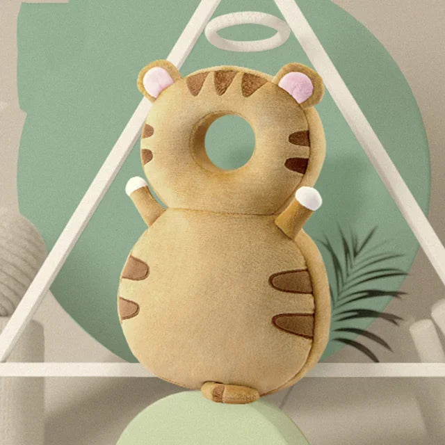 1-3 Year Baby Safety Head Protector – Plush Cartoon Cushion Backpack with Soft PP Cotton for Toddlers