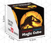 Variety Geometric Changeable Magnetic Magic Cube, Anti-Stress 3D Hand Flip Puzzle Cube, Kids Stress Reliever Fidget Toy