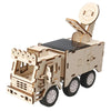 DIY Solar-Powered 3D Wooden Puzzle Kit - STEM Hand-Assembled Science Model for Teens