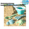 11/5/1Pcs Beach Sand & Water Play Set With Folding Bucket — Outdoor Sandbox Accessories, Random Colors