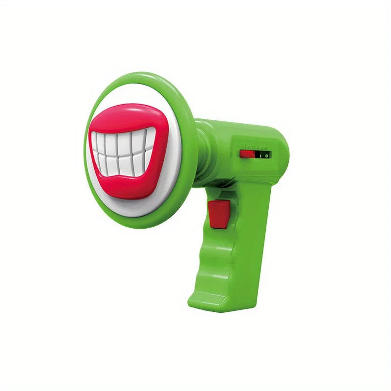Mini Kids Voice Changer Toy Cosplay Speaker with 6 Sound Effects Handheld Megaphone Toy for Children