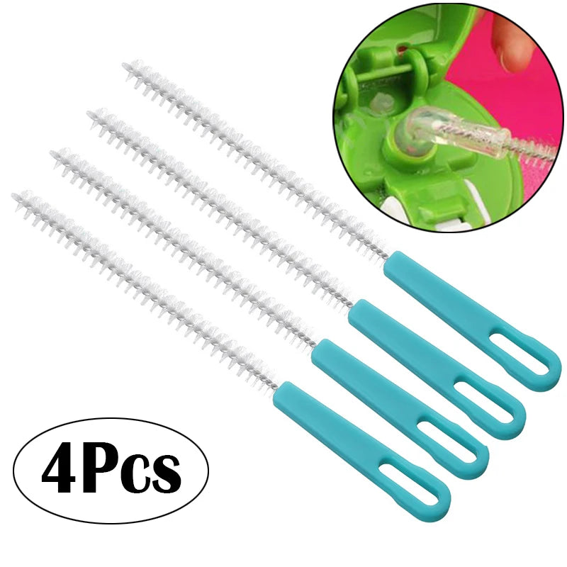 1-4Pcs Straw Bottle Brush Set – Multifunctional Stainless Steel Cleaning Tool for Drinking Straws & Feeding Bottles