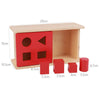 Wooden Montessori Baby Toy – Object Permanence Coin Box and Ball Drop for Sensory, Fine Motor Skills, and Early Education, Ages 1-3 Years