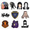 PVC Shoe Charms — Wednesday Cartoon Fantasy Shoe Decorations for Shoes, Backpacks & Wristbands | 1 pc, 2.5–3 cm (≈1.0–1.2 in)
