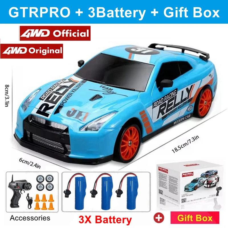 2.4G High-Speed Drift RC Car 4WD AE86 Model Remote Control Racing Toy