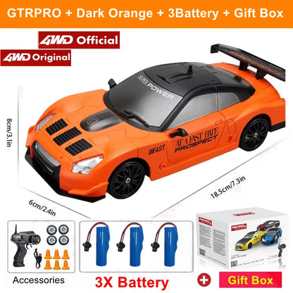 2.4G High-Speed Drift RC Car 4WD AE86 Model Remote Control Racing Toy