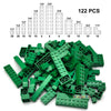 122PCS Thick Figures Bricks – 12 Size DIY Building Blocks, Creative Educational Plastic Toys, Compatible with 3001 for Children