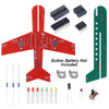 DIY Airplane LED Circuit Kit CD4017 NE555 Flow Lamp Soldering Practice Flashing LED PCB
