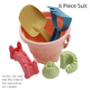 Children’s Castle Sand Digging Set with Sand Scoop for Outdoor Educational Beach Play