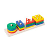 Educational Rainbow Tower Four Column Shape Twist Baby Toy
