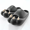 Women's Cat Claw Slides – Cute Kawaii Non-Slip EVA Beach & Bathroom Slippers, Soft Sole Indoor/Outdoor