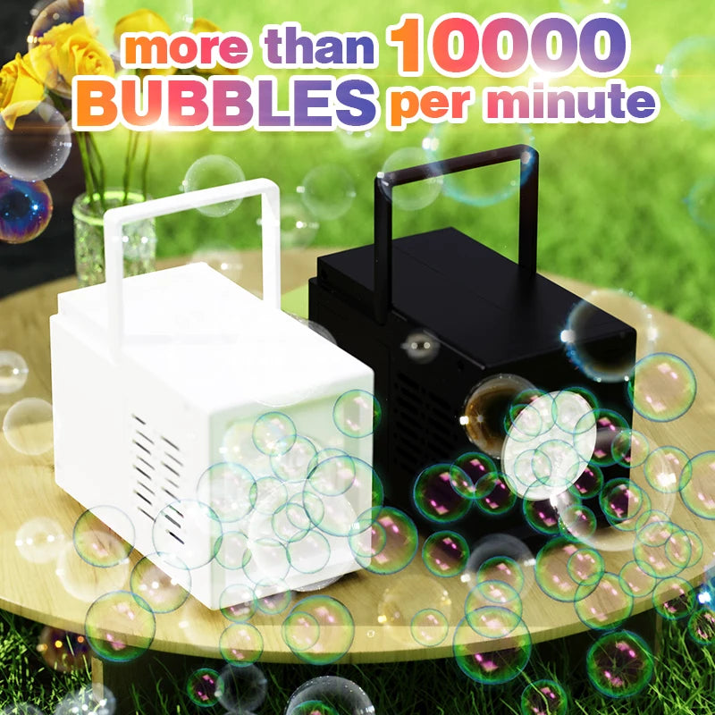 10-Hole Handheld Bubble Gun — Battery-Free Bubble Machine for Kids, Weddings & Outdoor Parties