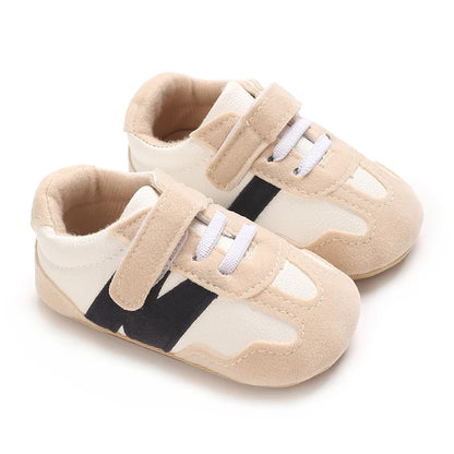 Newborn Baby Classic Sneakers – Anti-Slip Casual Shoes for Boys & Girls, 0-18 Months