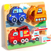 Montessori Wooden Animal Puzzle - Colorful 3D Tangram Learning Toy for Toddlers & Kids
