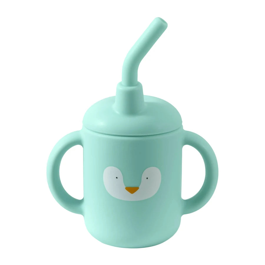 Newborn Feeding Portable Drinkware, Baby Food Storage Snack Cup, Infant Sippy Cup, Silicone Feed Water Bottle, Baby Accessories