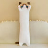 Cat Plush Toy Pillow 50cm (19.5 Inches) – Pink Brown Grey