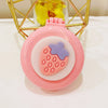 New Strawberry Hair Comb with Folding Mirror - Portable Traveling Massage Comb for Women & Girls - Hair Styling Accessories