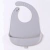 1-Piece Silicone Baby Bib – Waterproof Solid Feeding Bib for Toddlers, Boys & Girls, Saliva-Proof Lunch Apron - Kidzy Market