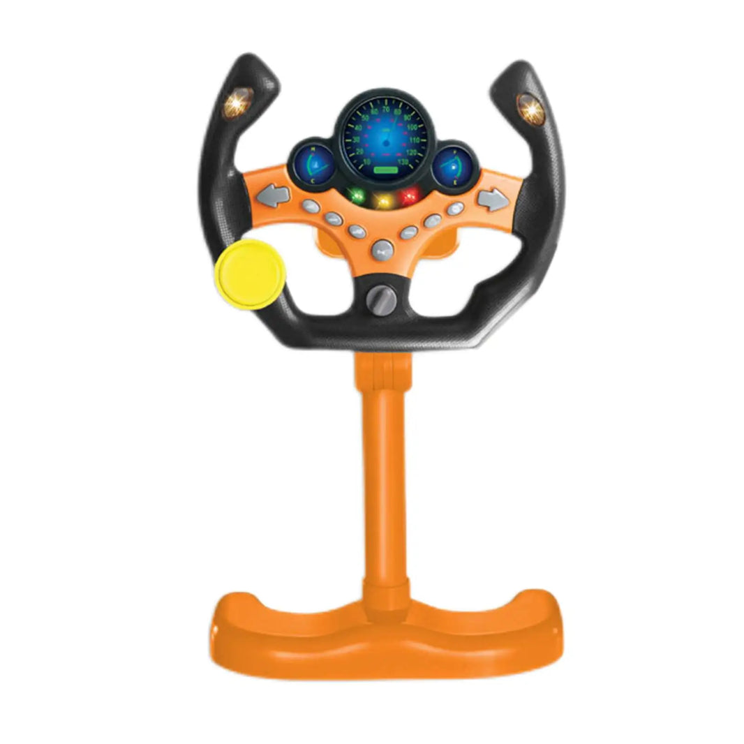 Simulated Kids Steering Wheel Toy with Light and Sound Gift