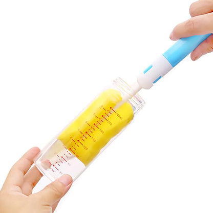 7-Piece Brush and Sponge Rotation Set for Cleaning Baby Pacifiers, Cups, and Nipples – Handheld Tools for Baby Feeding Bottle Cleaning