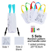 DIY Graffiti Coloring Bags with Markers – Non-Woven Art and Craft Gift Bags for Kids