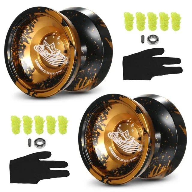 New Professional Yo-Yo Ball - Stainless Steel Bearings - Colored Aluminum Yo-Yo - Suitable for Children, Beginners & Advanced Class