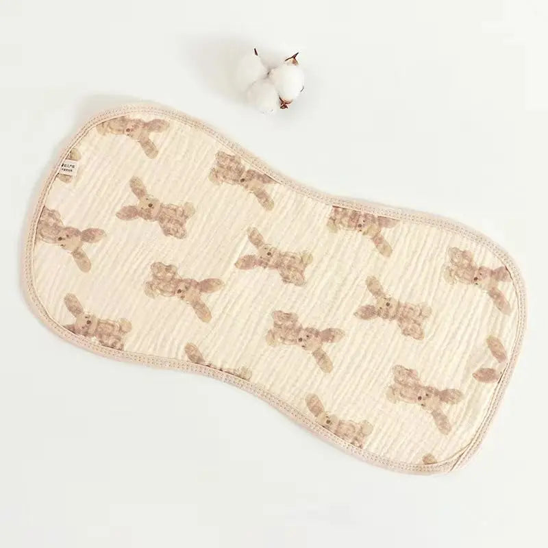 Newborn Baby Burp Towel | Six-Layer Gauze Waterproof Shoulder Pad Bib for Drool & Spitting Protection - Kidzy Market