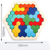 Wooden Tangram DIY Puzzle – Educational Montessori Toy for Kids