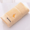 Soft Cotton Baby Bath Towel – Cartoon Fruit Design, Absorbent Washcloth for Newborns & Toddlers