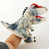 11 Style Dinosaur Plush Hand Puppets, Triceratops Tyrannosaurus Dilophosaurus Gloves