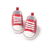 KIDSUN Newborn Multi-Coloured Canvas Baby Shoes – Soft Soled Casual First Toddler Shoes for Boys & Girls