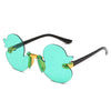 Rimless Cartoon Duck Kids Sunglasses - UV400 Anti-UV Cute Party Shades for Children