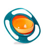 Gyro Bowl 360 Rotating Anti-Spill Kids Feeding Bowl with Lid and Handles for Ages 3-6