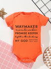 Infant Harajuku Baby Bodysuit – “My God, That’s Who You Ask” Toddler Romper for Boys & Girls – Newborn Jumpsuit