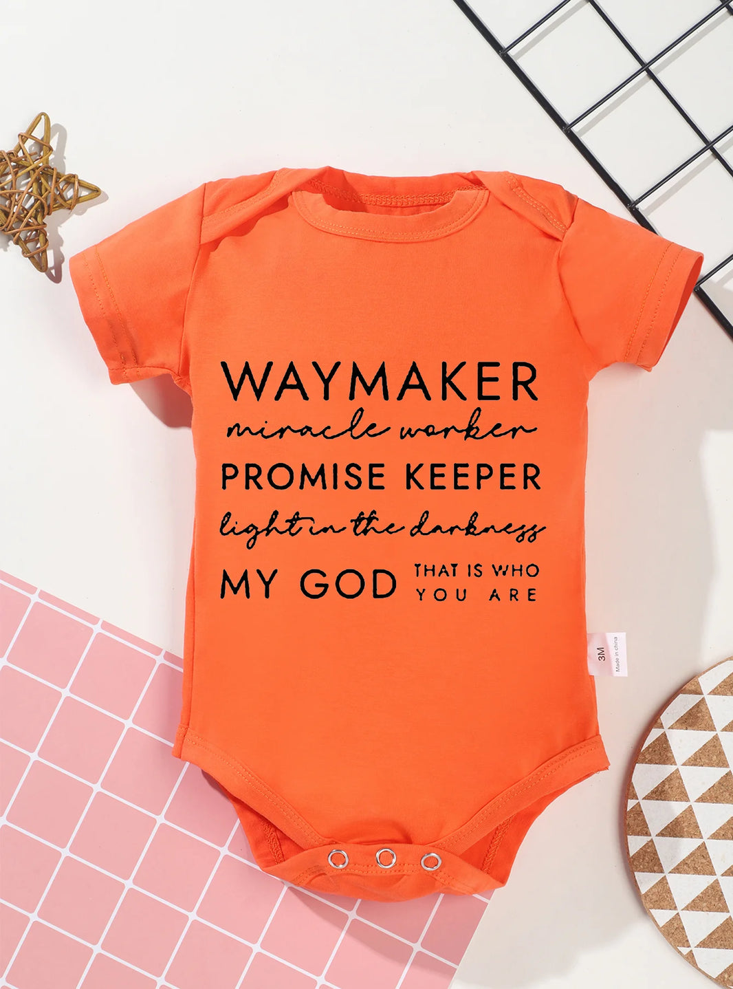 Infant Harajuku Baby Bodysuit – “My God, That’s Who You Ask” Toddler Romper for Boys & Girls – Newborn Jumpsuit
