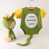 Baby Photography Clothes Set Soft Fabric Sewing Dragon Outfit Baby Boy Romper and Hat Newborn Photography Props