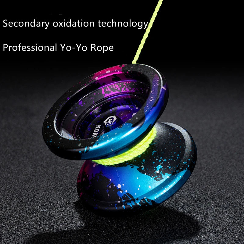 New Professional Butterfly Yo-Yo - Metal Alloy Aluminum with KK Bearing - High-Speed Classic Yo-Yo Toy for All Ages