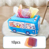 Montessori Rainbow Tissue Box Toy – Sensory Juggling Square Educational Toy for Infants & Toddlers