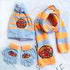 3-8 Years Kids Winter Set – Cars Lightning McQueen Cartoon Scarf, Hat & Gloves 3-Piece Warm Set for Boys & Girls, Perfect Christmas Gift