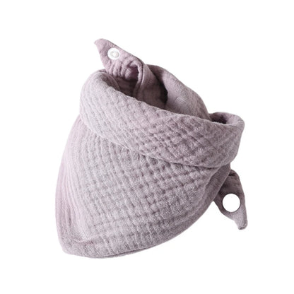 Baby Bandana Bibs | Muslin Drooling Bib for Infants 0-1 Year | High Absorbent Teething & Soothe Towel | Stylish Floral Design - Kidzy Market