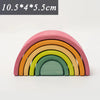 Montessori Mini Rainbow Building Blocks Stacking Sensory Toy