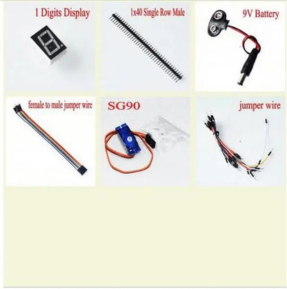RFID Learn Suite Kit with LCD 1602, Relay, LED, Upgraded Advanced Version, Starter Kit for Arduino, Open Source Programmable DIY Kit