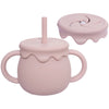 Silicone Baby Sippy Cup & Snack Container 8.5 fl oz (250 ml) Portable Drinkware for Babies & Toddlers