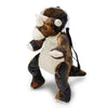 Plush Dinosaur Crossbody Bag Large Capacity Cute Cartoon Kids School Backpack Gift