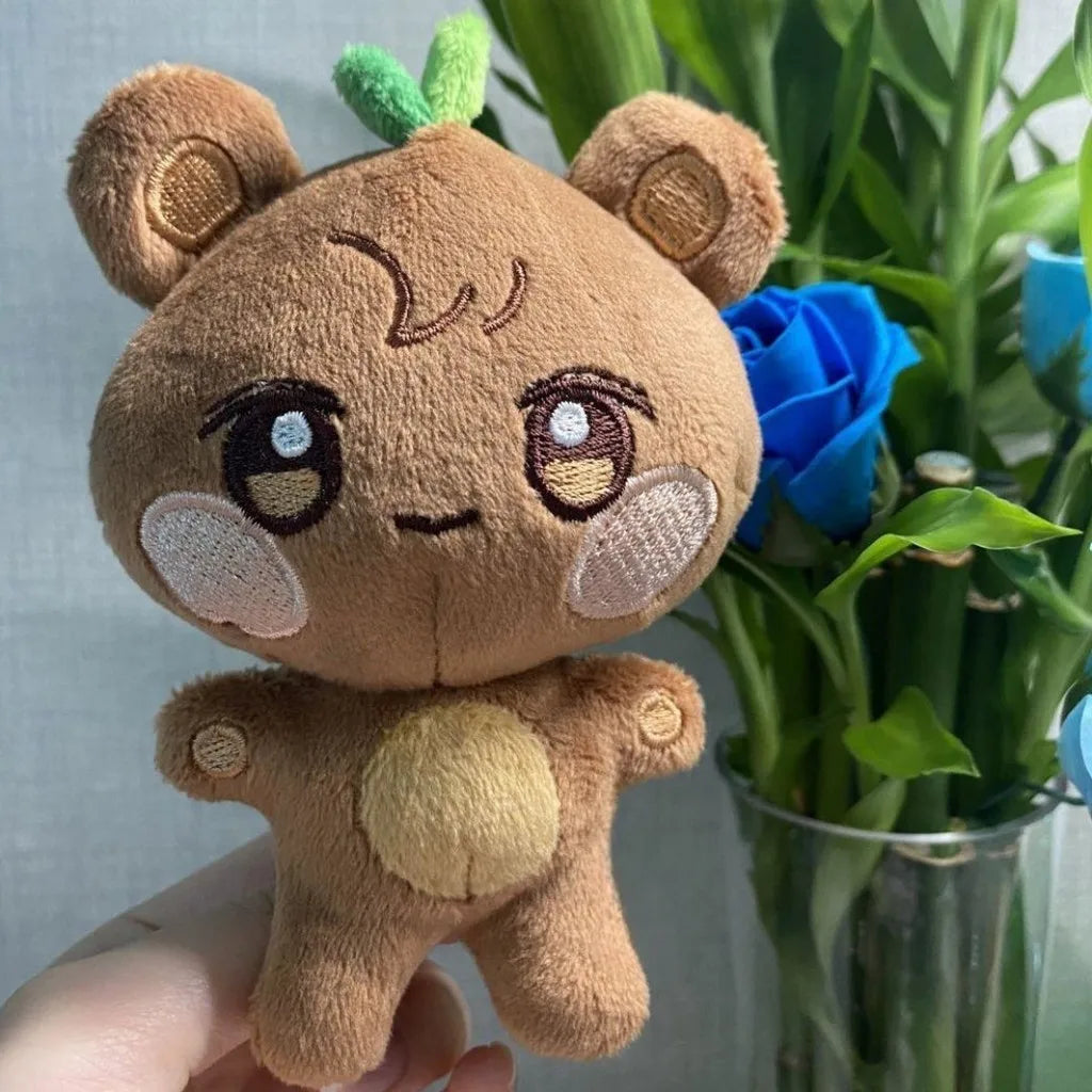 4-Inch Kpop ATEEZ Plush Keychain Pendant – Aniteez Design Featuring Hongjoong, Seonghwa, Yunho, Yeosang, San, Mingi, Wooyoung, Jongho