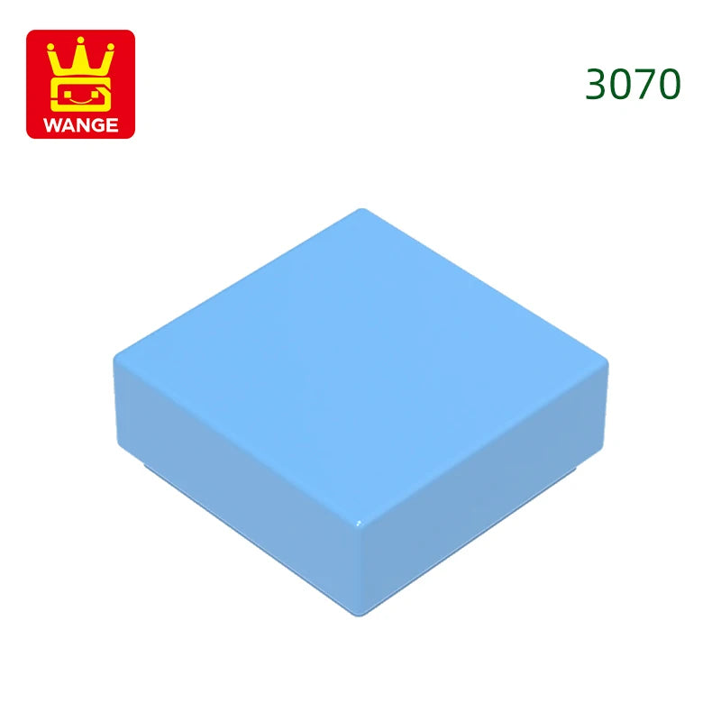 Wange 666PCS Wooden MOC Loose Parts – 1x1 Light Area Building Blocks, DIY Toy Assembly Set for Children, Compatible with Bricks, Gift with Storage Box