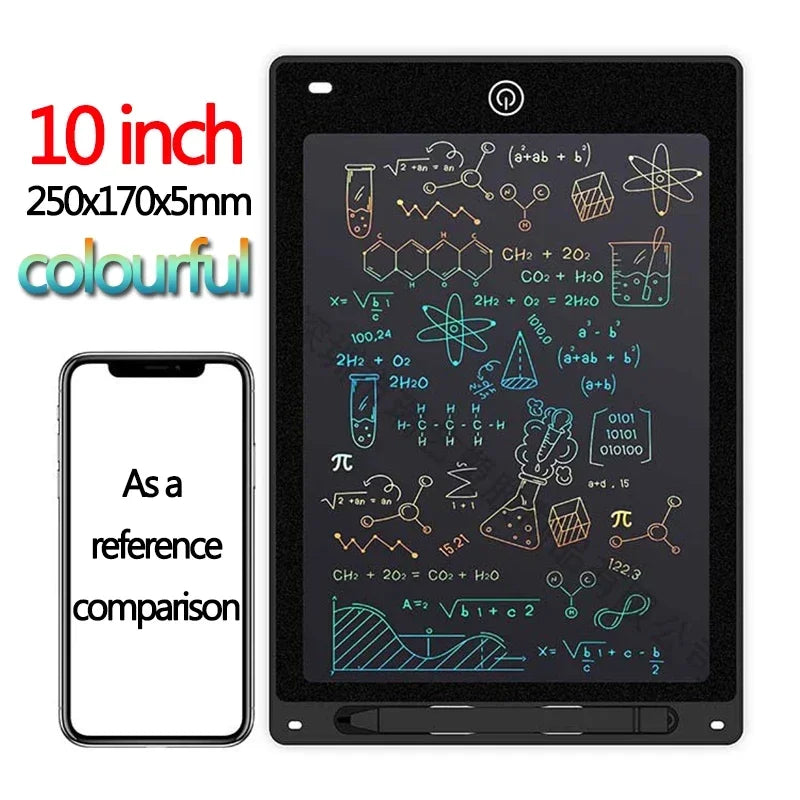 10/12-Inch LCD Writing Tablet – Graffiti Sketchpad and Magic Drawing Board for Kids, Handwriting Blackboard Toy Gift