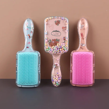 Cartoon Style Hair Brush – Dry & Wet Massage Exfoliating Brush for Men and Women